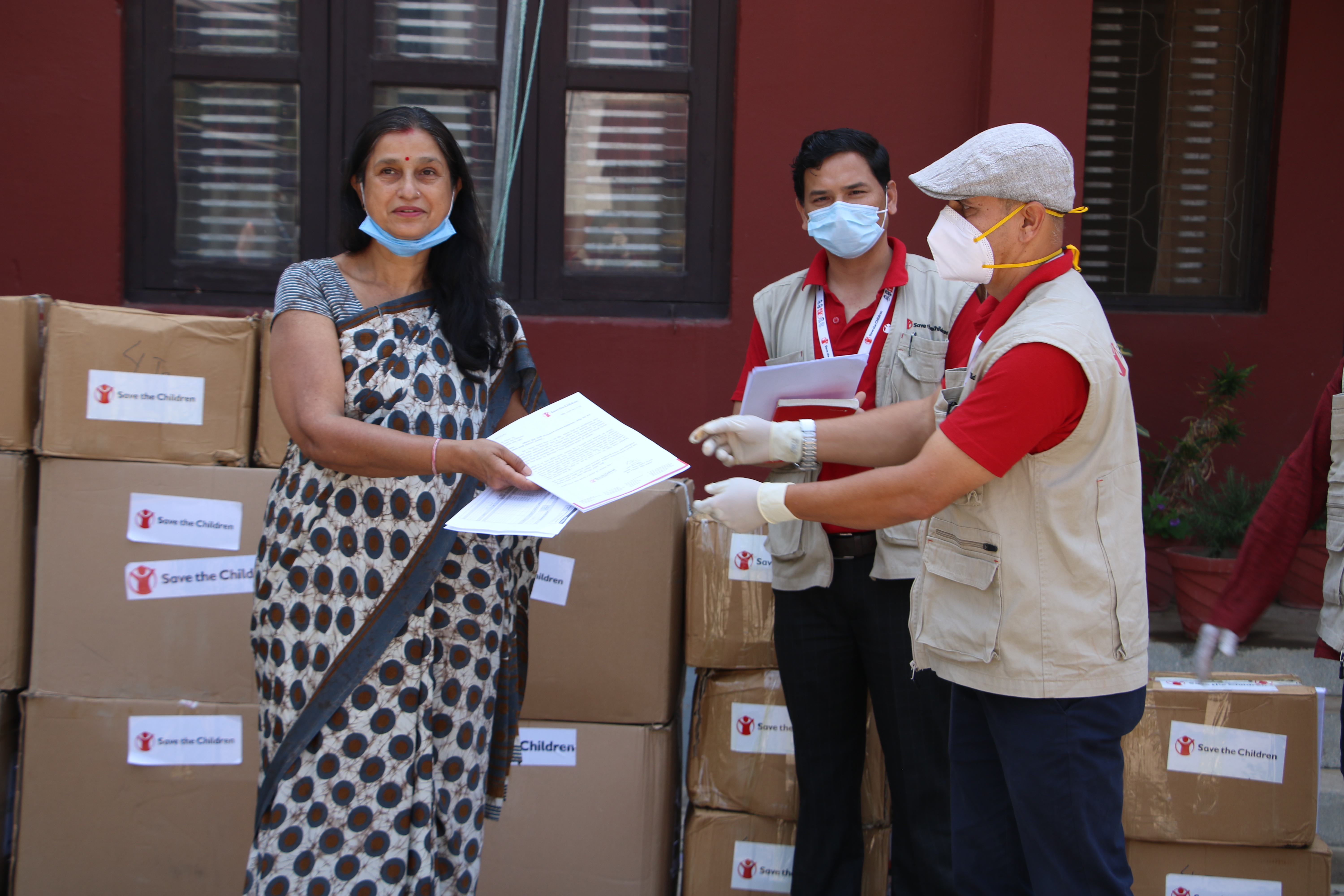 Save the Children donates medical supplies to Karnali Province to tackle COVID-19 crisis. Photo: Prakash Singh/THT