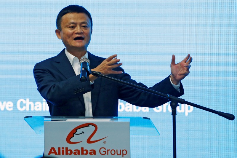 FILE - Jack Ma, founder of Chinese e-commerce giant Alibaba, speaks during the launch of Alibaba's office in Kuala Lumpur, Malaysia June 18, 2018. Photo: Reuters