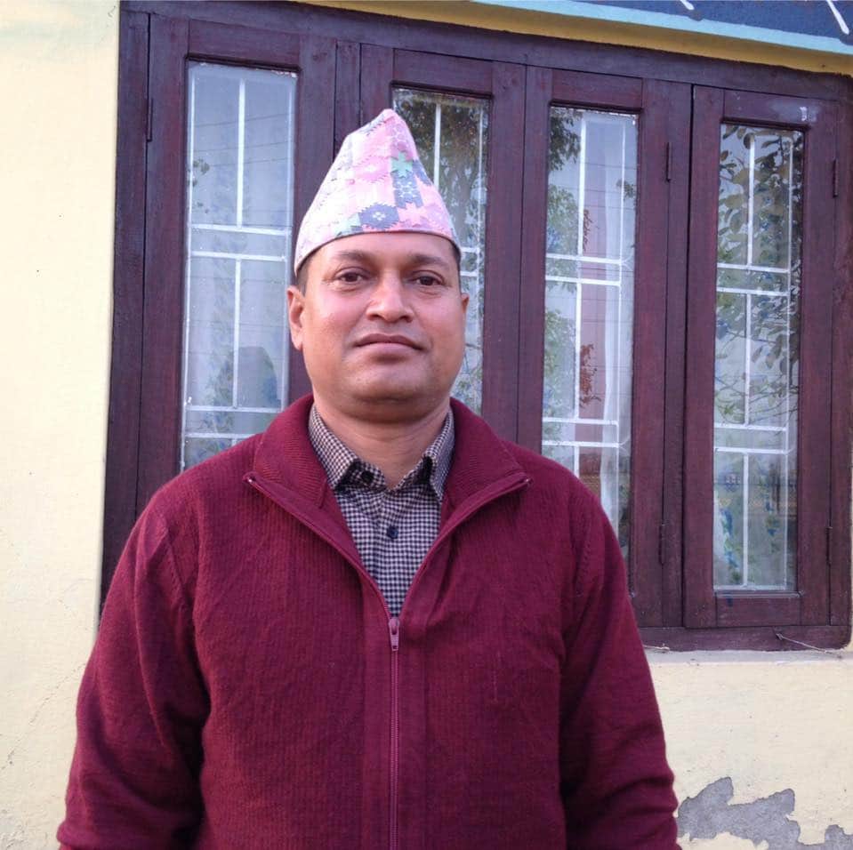 File: Tanahun Chief District Officer Badrinath Adhikari. Courtesy: Madan Wagle/THT