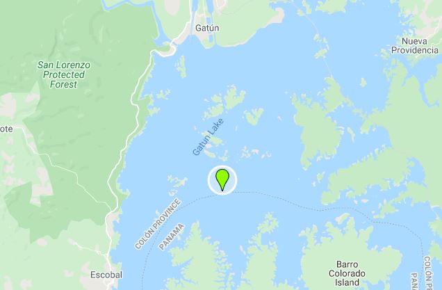 Gatun Lake, Panama. Photo: Google Maps