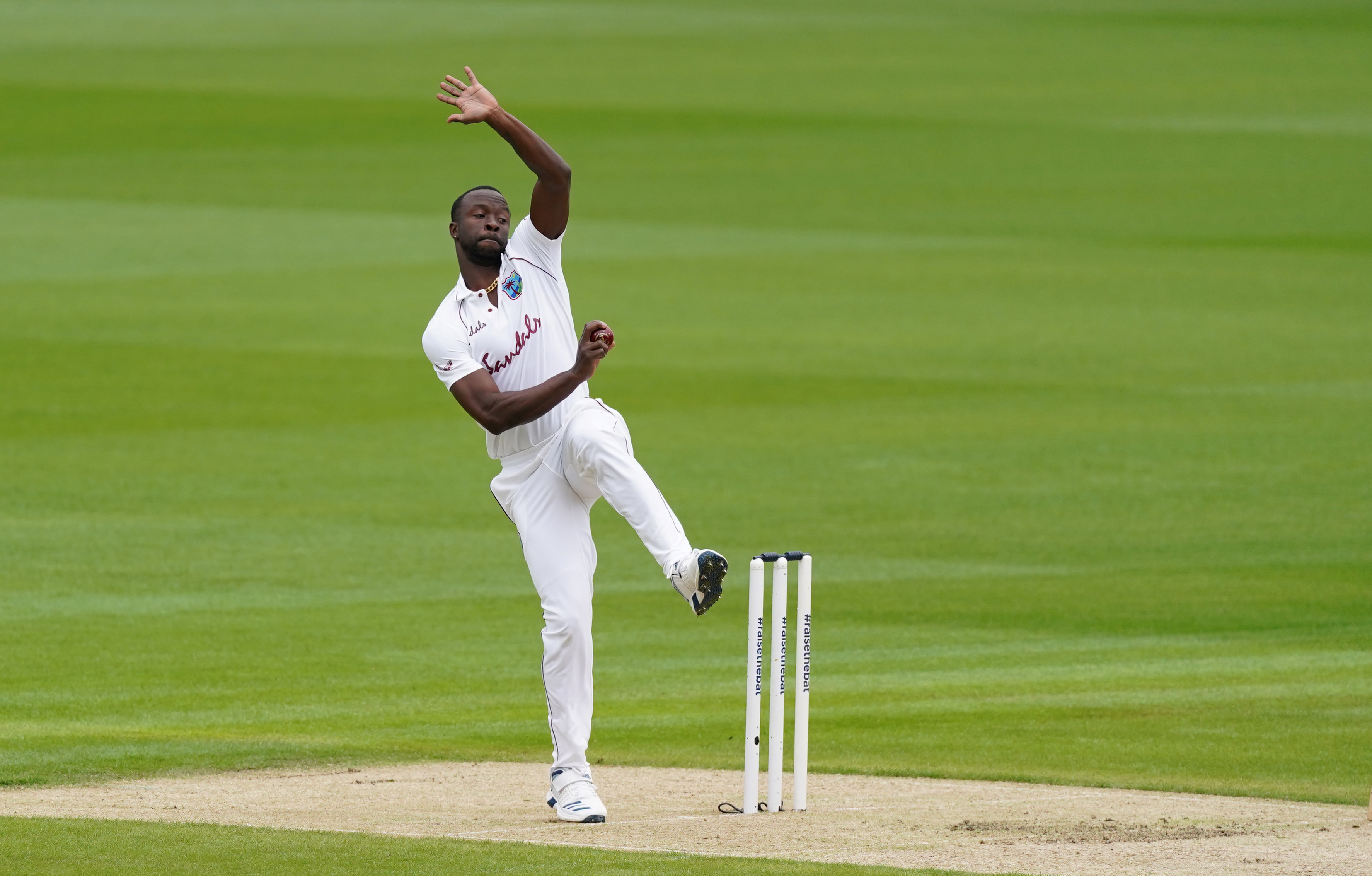 West Indies' Kemar Roach in action. Photo: Reuters