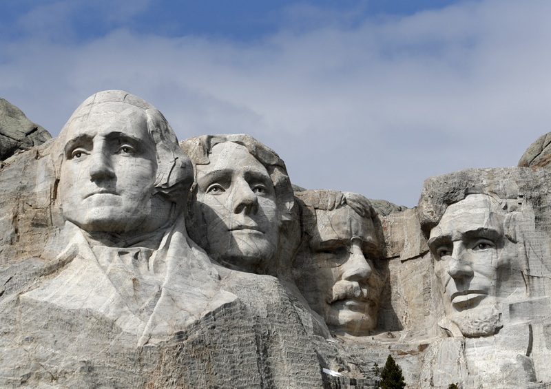 Mount Rushmore in Keystone, S.D., March 22, 2019. Photo: AP/File
