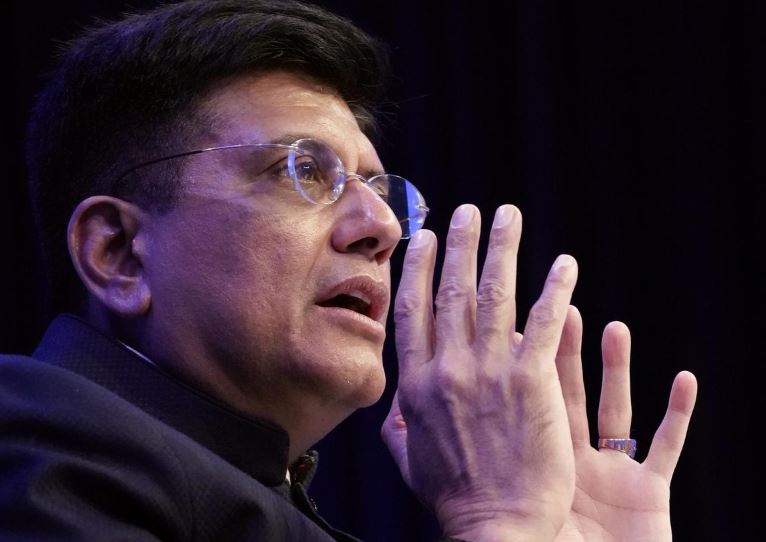 FILE PHOTO: Piyush Goyal, India's Minister of Railways and Minister of Commerce and Industry, attends a session at the 50th World Economic Forum (WEF) annual meeting in Davos, Switzerland, January 21, 2020. Photo: Reuters