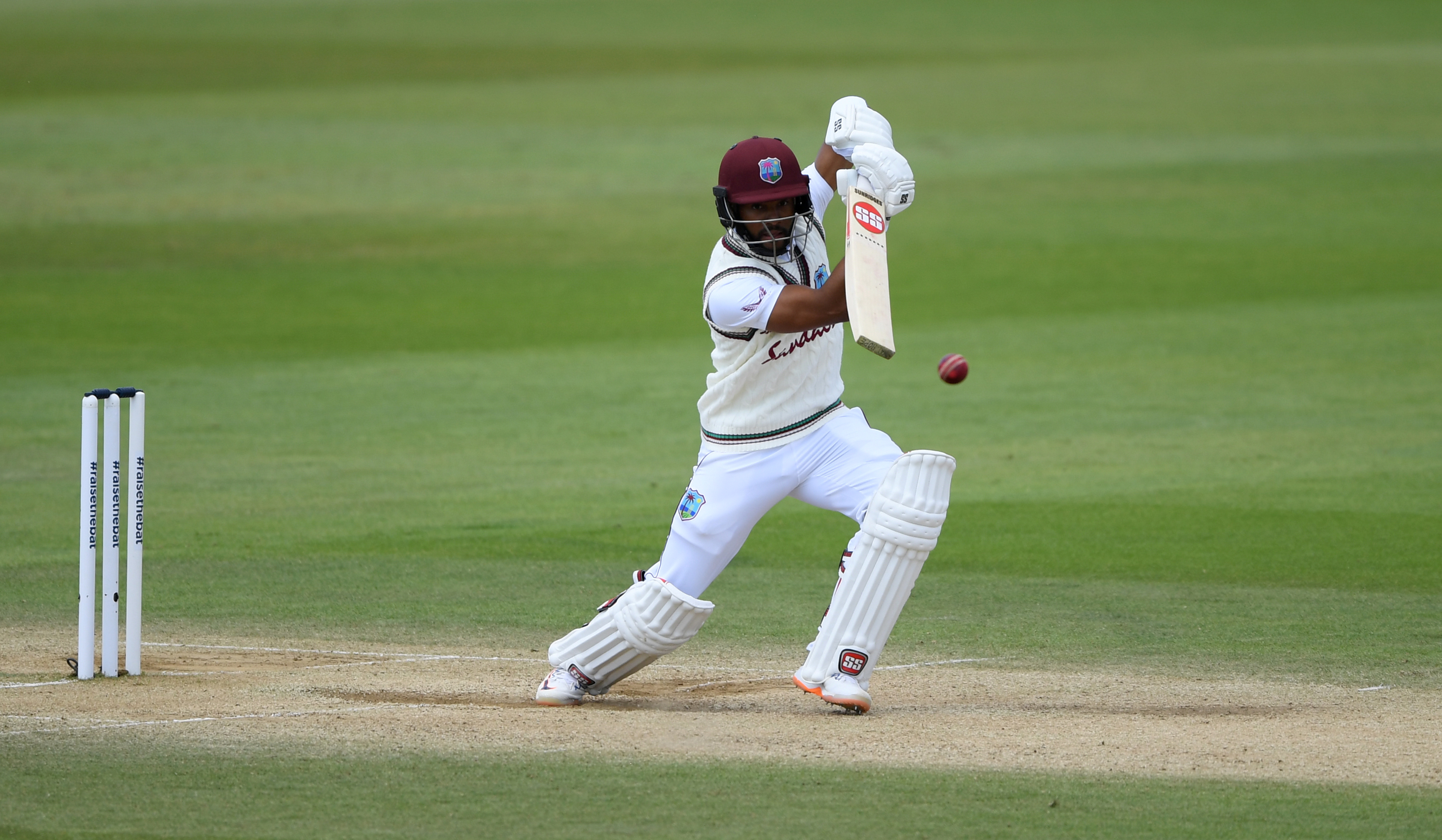 West Indies' Shai Hope in action. Photo: Reuters