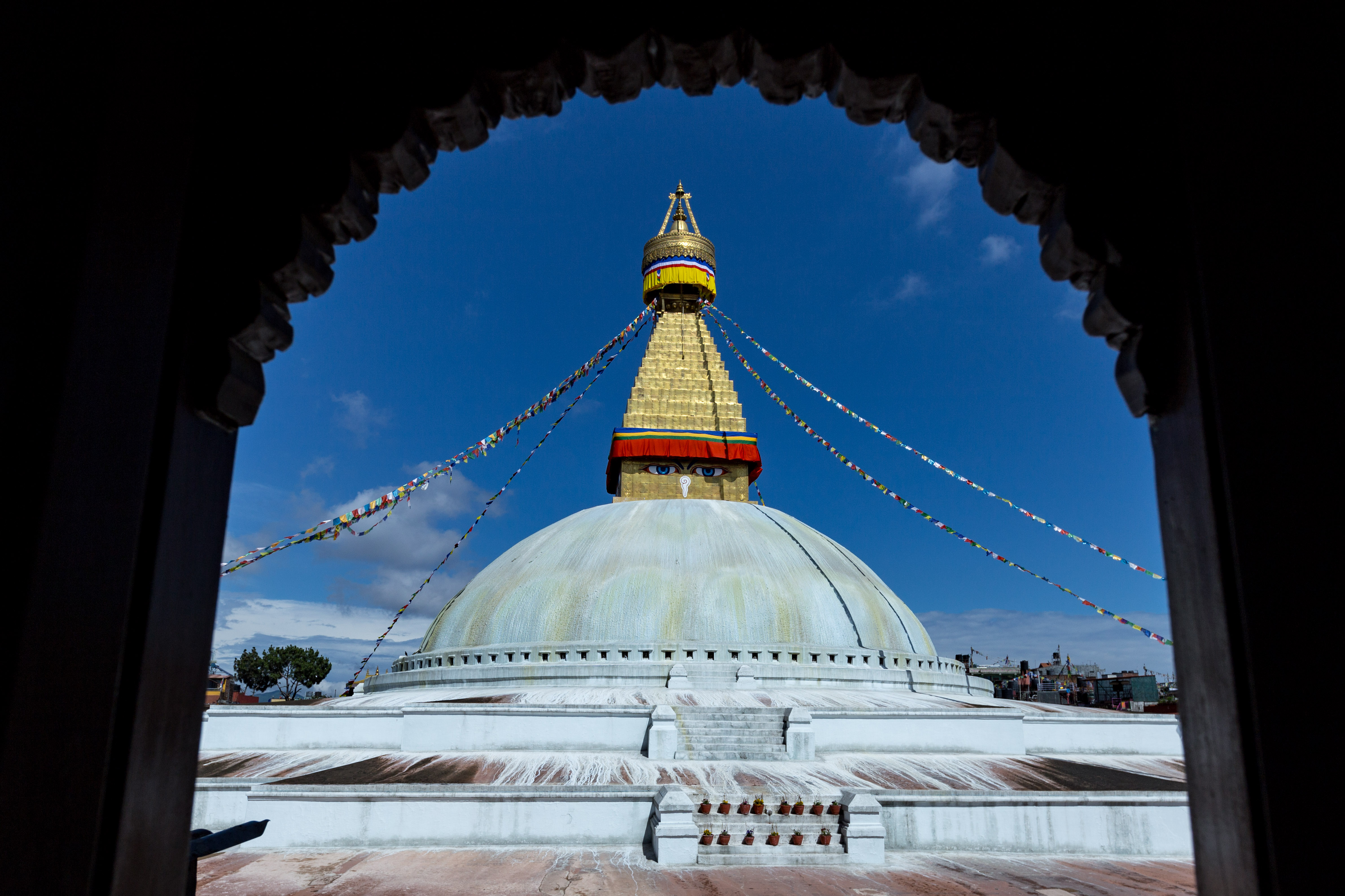 A view of Swayabhu Stupa in Boudha, Kathmandu. Photo: Umesh Sthapit