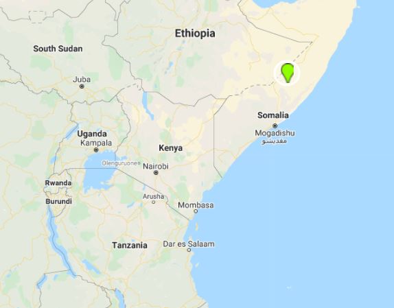 Photo: Somalia Map/ Google Maps