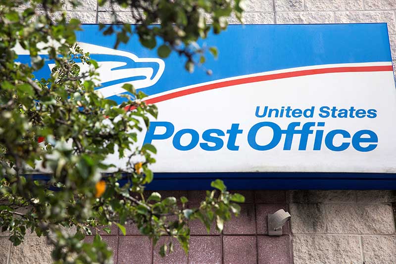A US Postal Service (USPS) post office is pictured in Philadelphia, Pennsylvania, US, on August 14, 2020.  Photo: Reuters