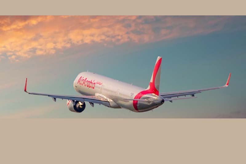 This undated image shows an aircraft of Air Arabia on flight. Photo courtesy: Air Arabia