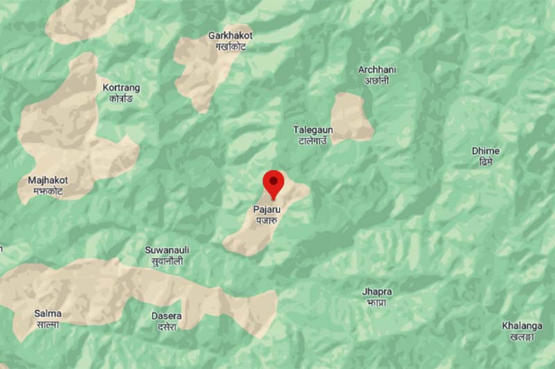 This image shows Ghogi area in Chhedagad Municipality-8, Jajarkot district. Image: Google Maps
