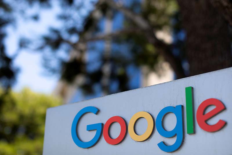 File - A Google sign is shown at one of the company's office complexes in Irvine, California, US, July 27, 2020. Photo: Reuters