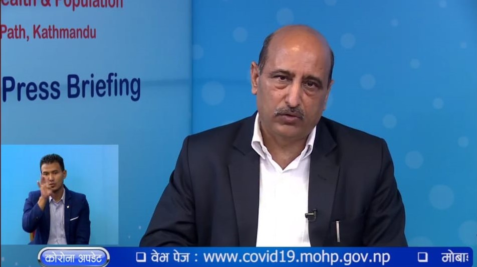 A screenshot of todayu2019s media briefing.