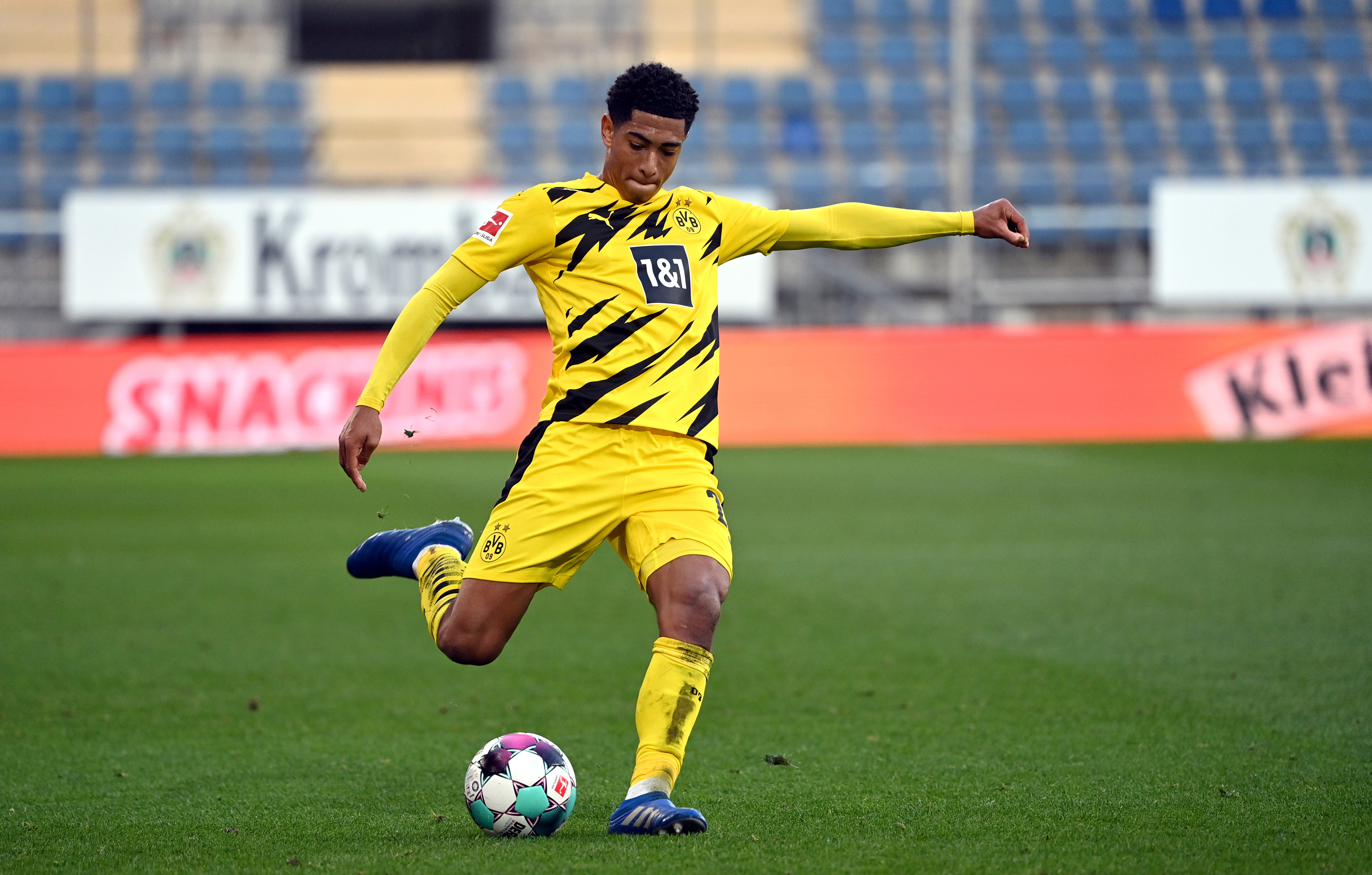 Borussia Dortmund's Jude Bellingham in action. Photo: Reuters