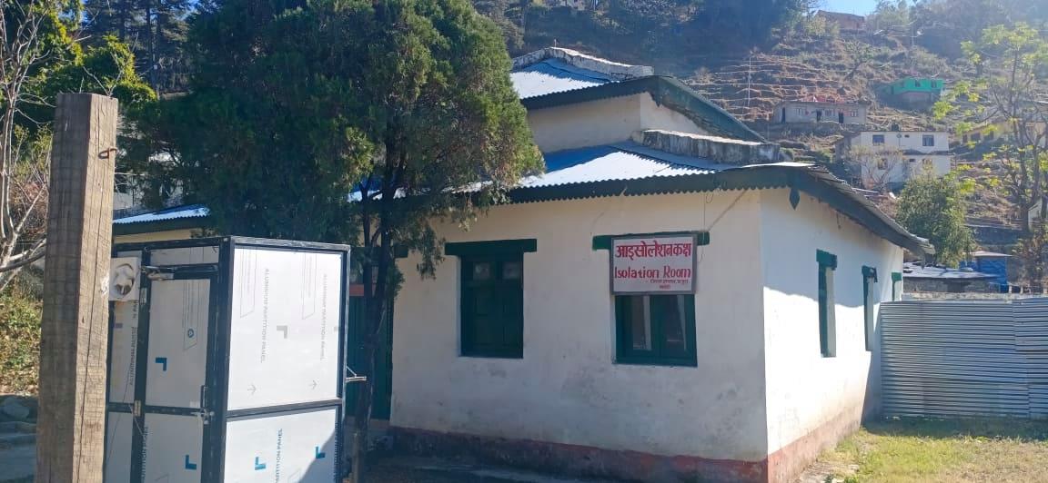 A view of the DDC infrastructure being used as an isolation centre in Bajura, on Saturday.Prakash Singh/THT